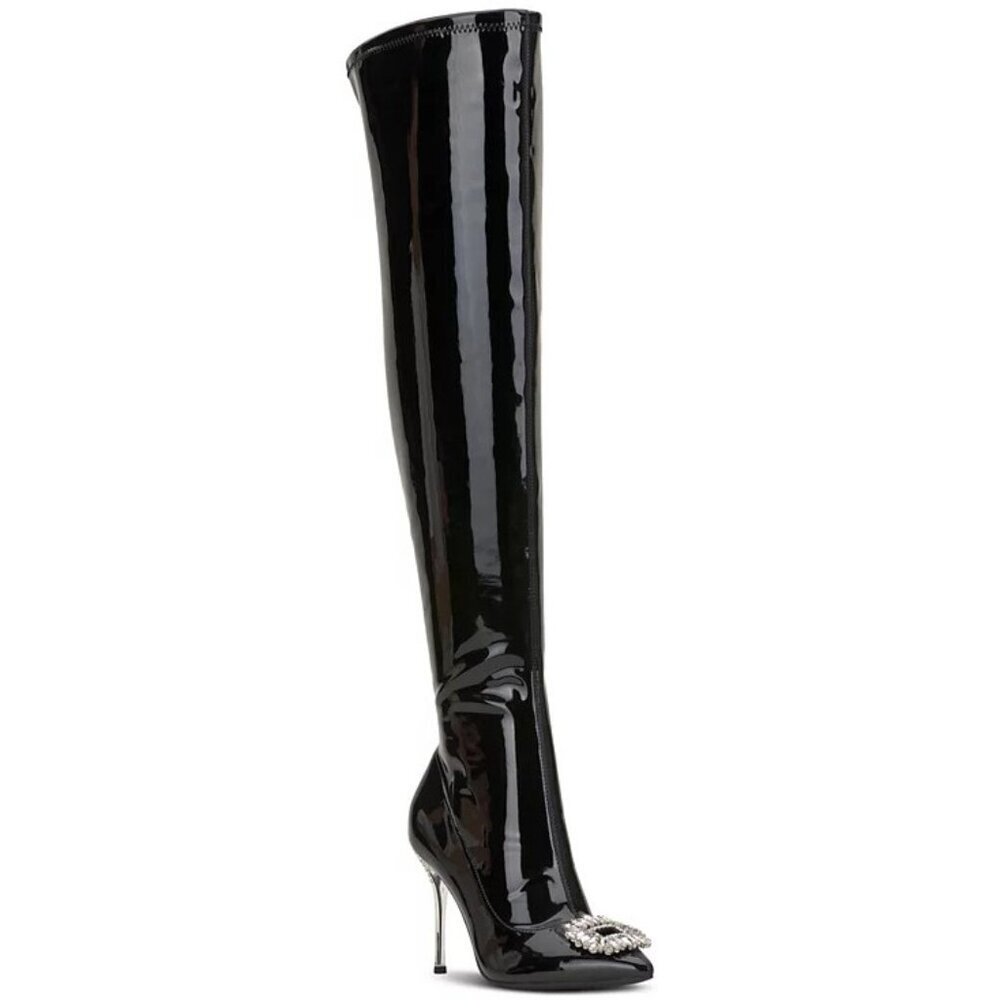 INC International Concepts Womens 5M Romina Embellished Over-The-Knee Boots $169